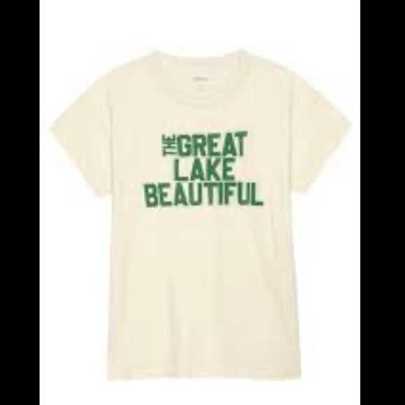 THE GREAT. Tops - The Great. Lake Beautiful Boxy Graphic Tee